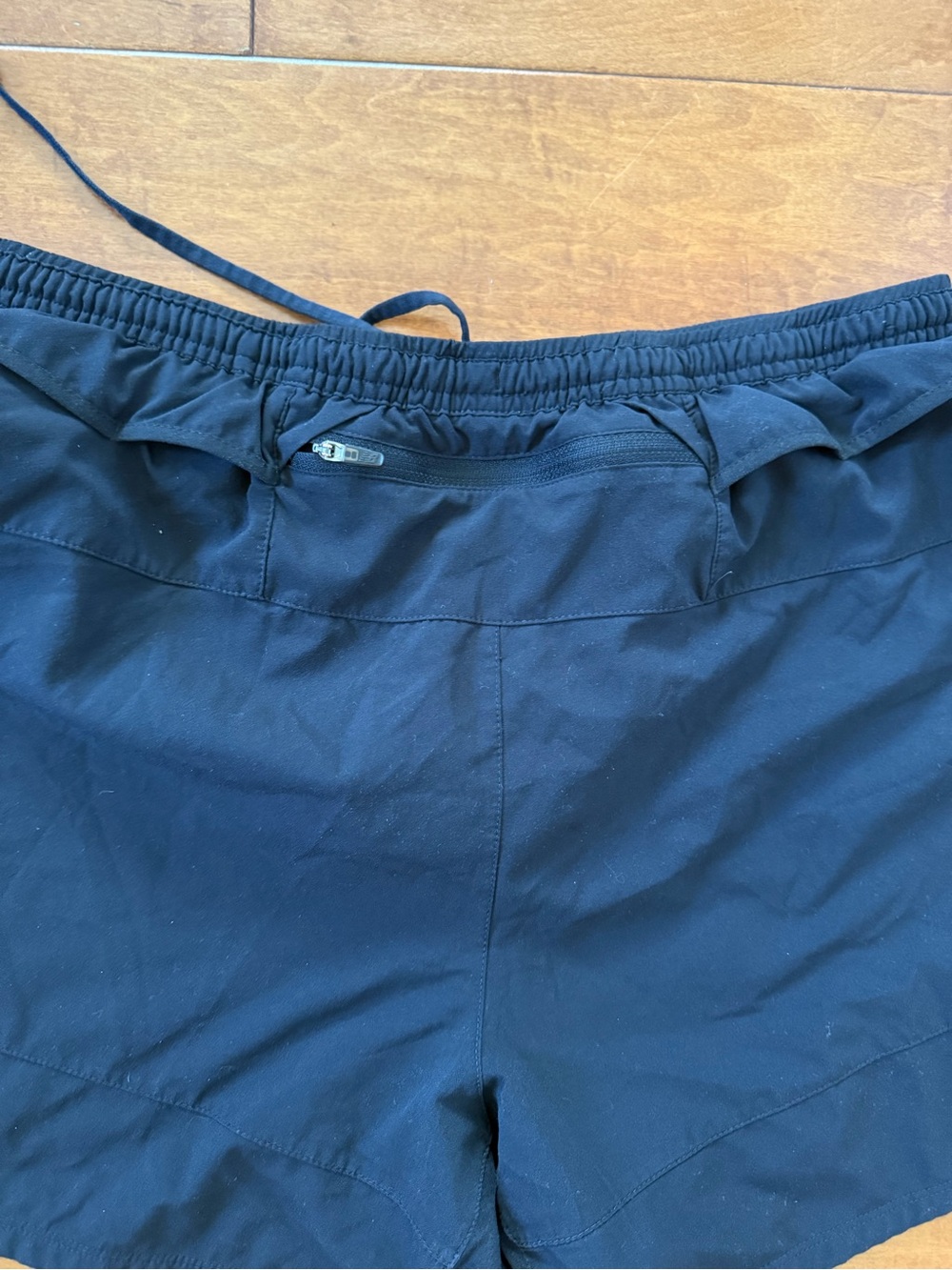 New Balance Black Shorts Running Shorts with Liner and Gel pockets size large - Picture 7 of 7